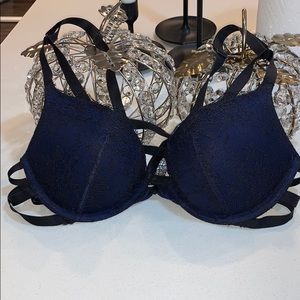 Victoria’s Secret 34b dark blue push up bra